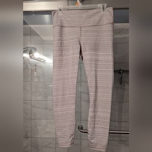 Athleta High-Rise Jacquard Chaturan 7/8 Leggings Size L